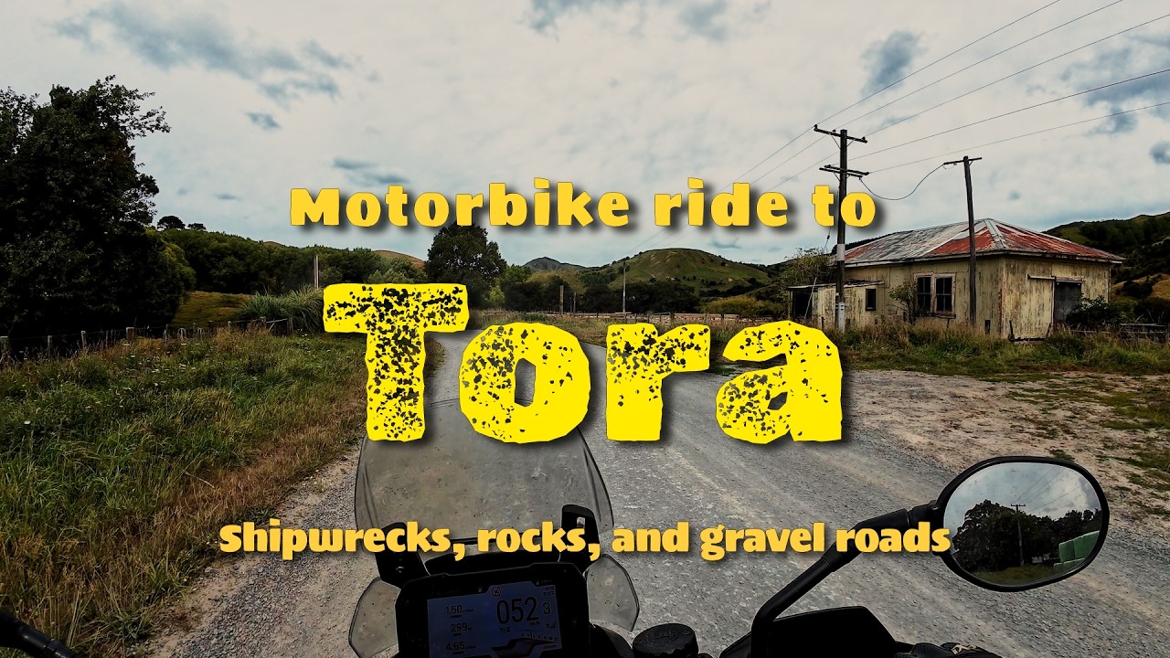 Motorbike ride to Tora - Shipwrecks, Rocks, and Gravel Roads