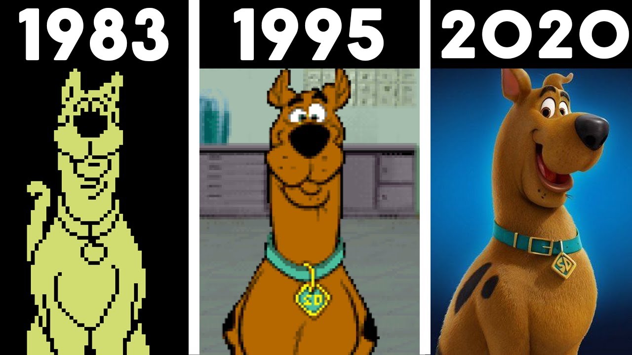 A INCRÍVEL EVOLUÇÃO DO SCOOBY DOO NOS GAMES