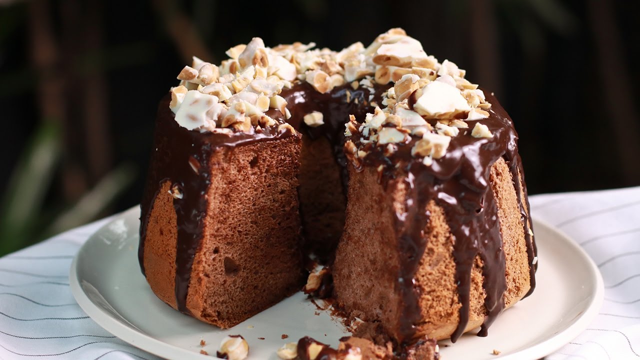 ช็อกโกบานาน่าชิฟฟ่อนเค้ก : Choco Banana Chiffon Cake : พลพรรคนักปรุง