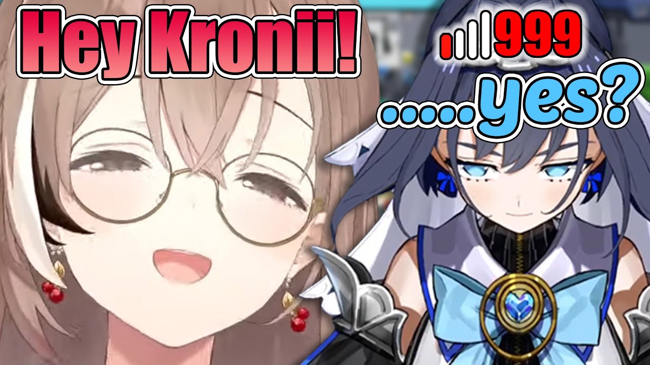 Sleepy Kronii Surprises Mumei with Her Delayed Response