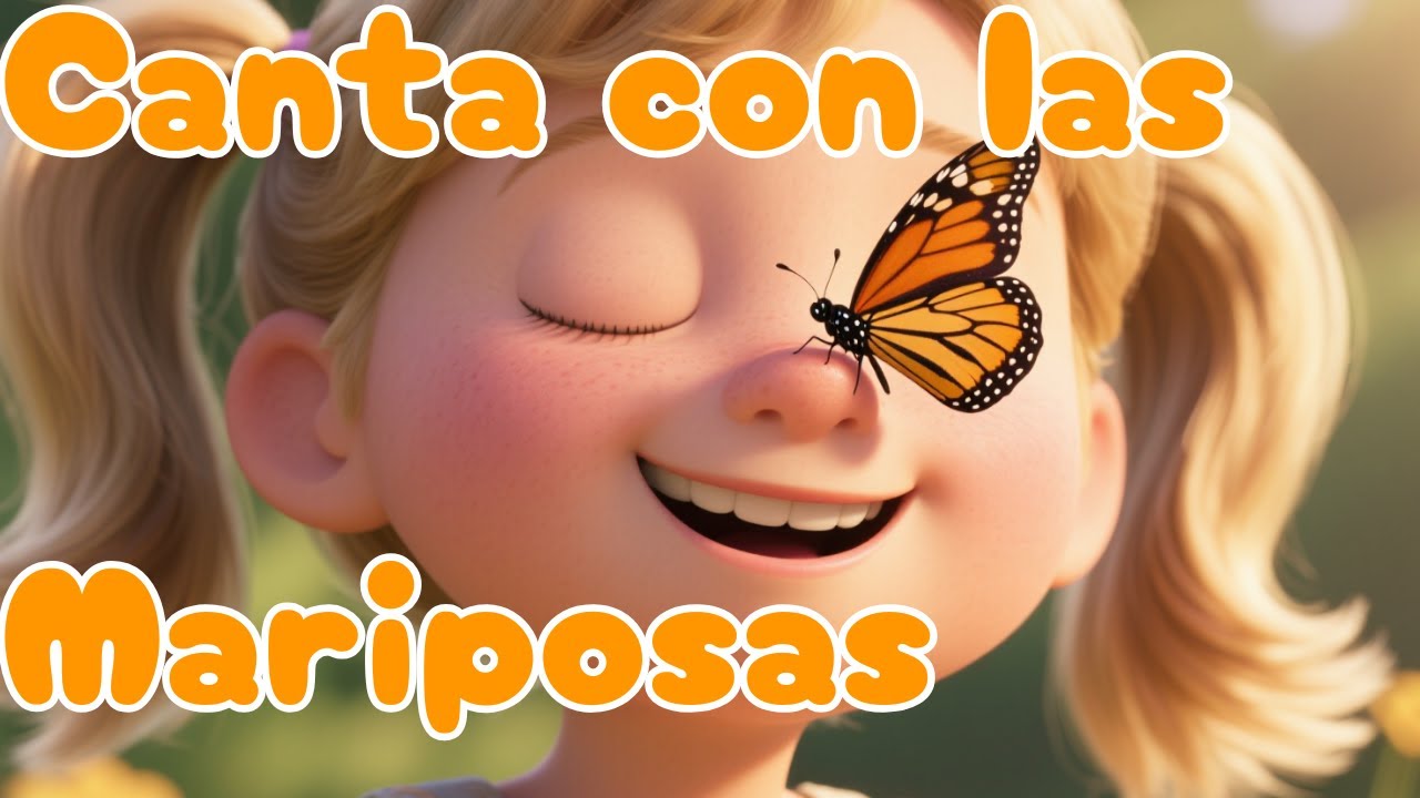 🦋Cantan Las Mariposas, Mariposa Monarca| Canción Infantil Educativa | #cancionesinfantiles #animales