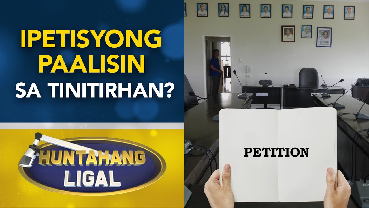 Pwede bang ipetisyon ang isang tao na mapaalis sa tinitirhan niya?
