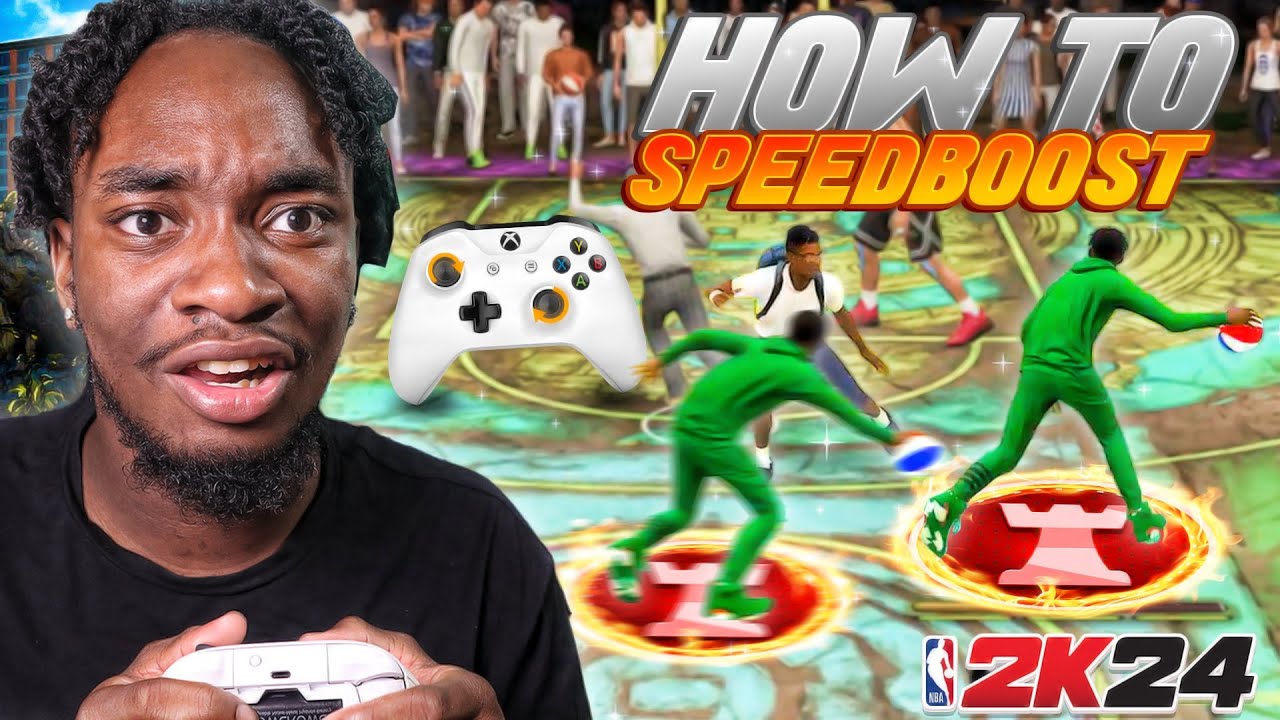 THE BEST SPEEDBOOST DRIBBLE MOVES TO GET OPEN ON NBA 2K24! HOW TO SPEED BOOST TUTORIAL
