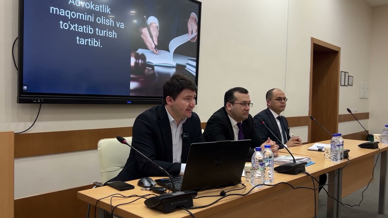 Advokatlik faoliyati haqida TDYU talabalari bilan suhbat