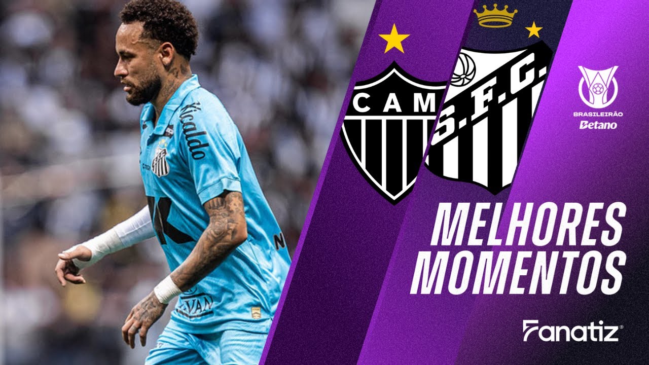 Atl&eacute;tico Mineiro 1 x 1 Santos I Melhores momentos I Brasileir&atilde;o 2025