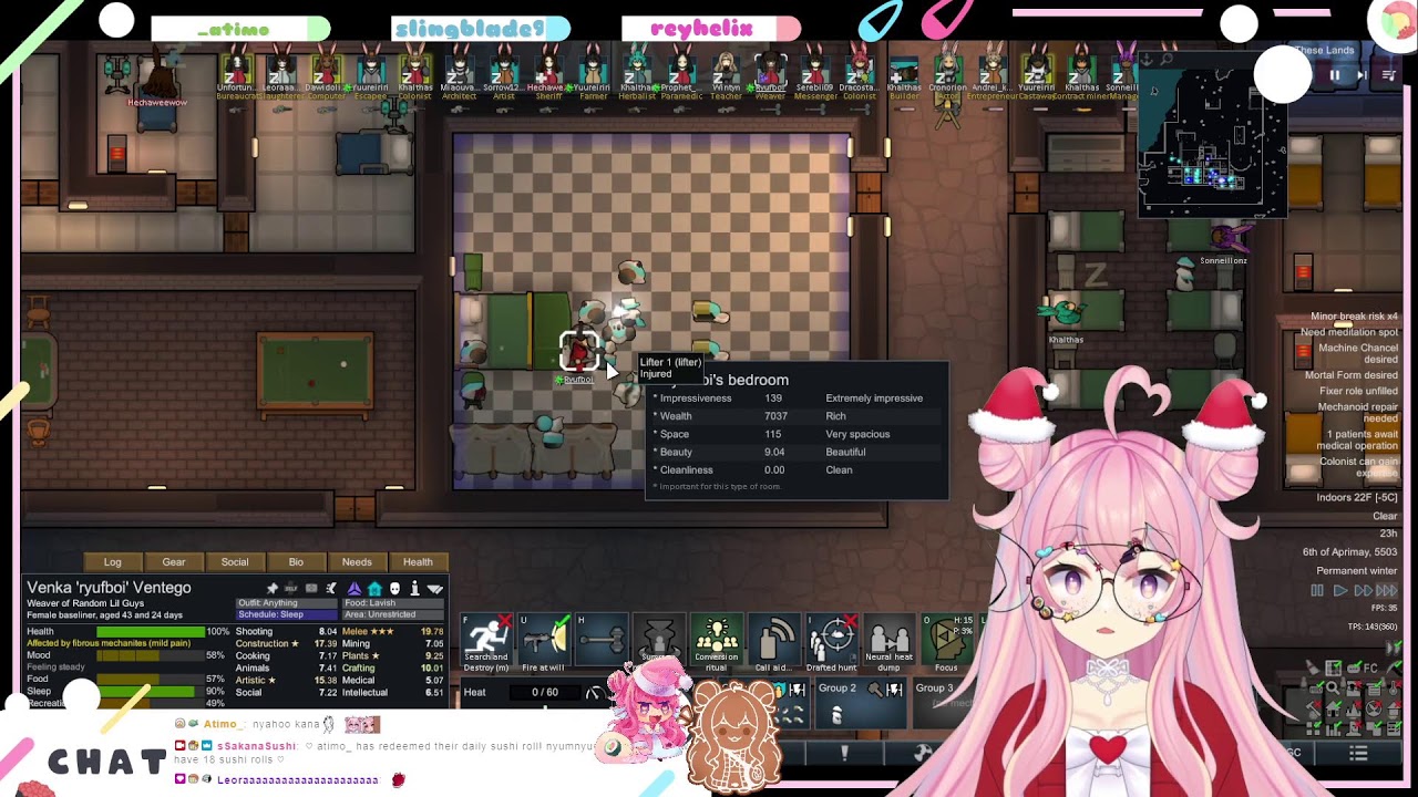 Rimmas, Rimmas time is near! Time for crimes and time for fear [Rimworld] | sSakanaSushi