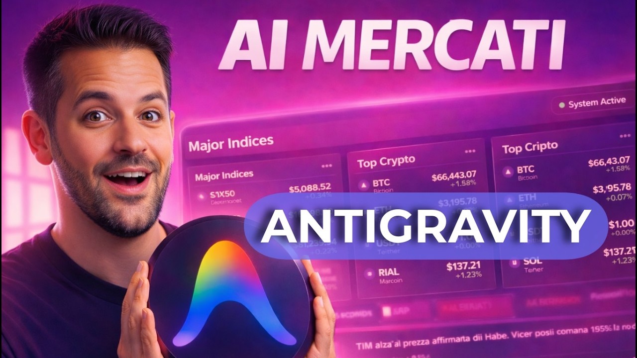 Antigravity AI Finance Dashboard: da Zero a Analista Virtuale in 14 Minuti (Senza Codice)