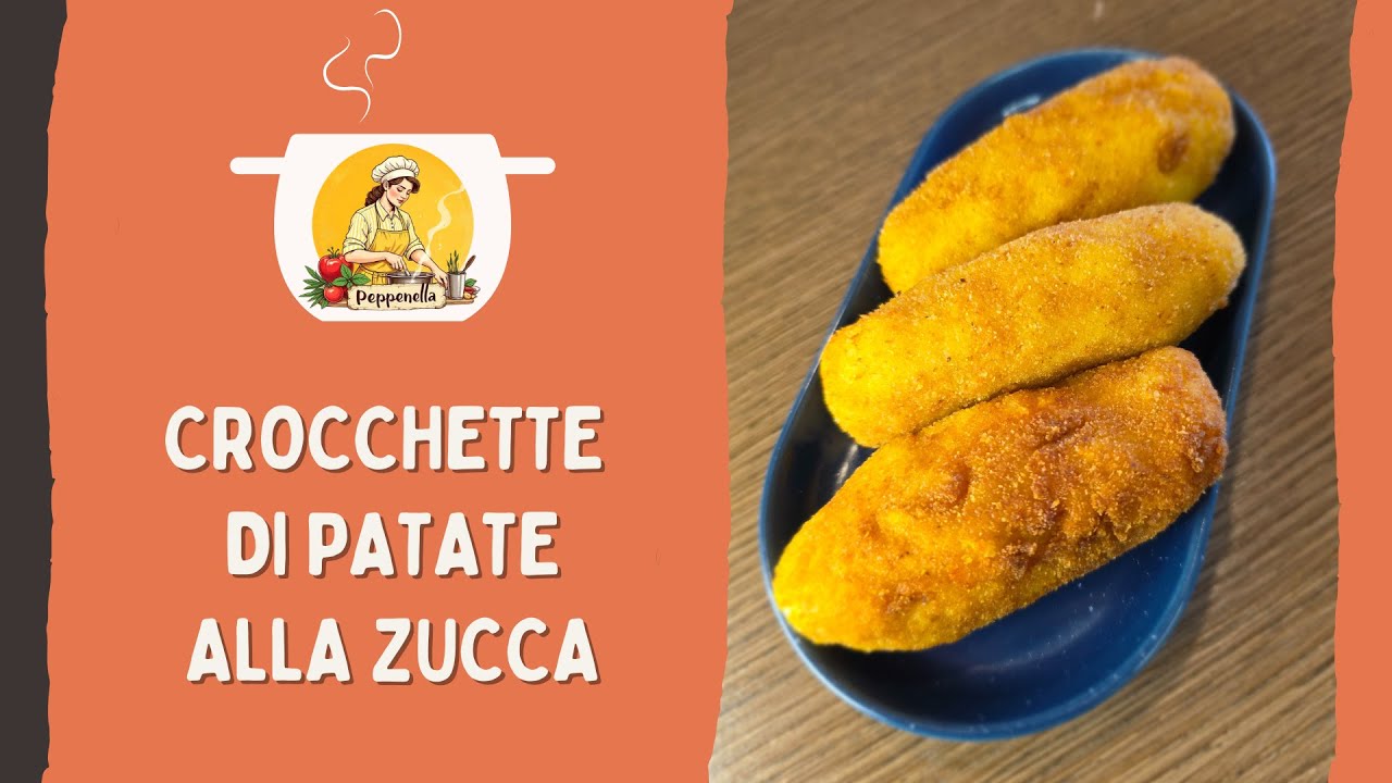 CROCCHETTE DI PATATE ALLA ZUCCA CON MOZZARELLA