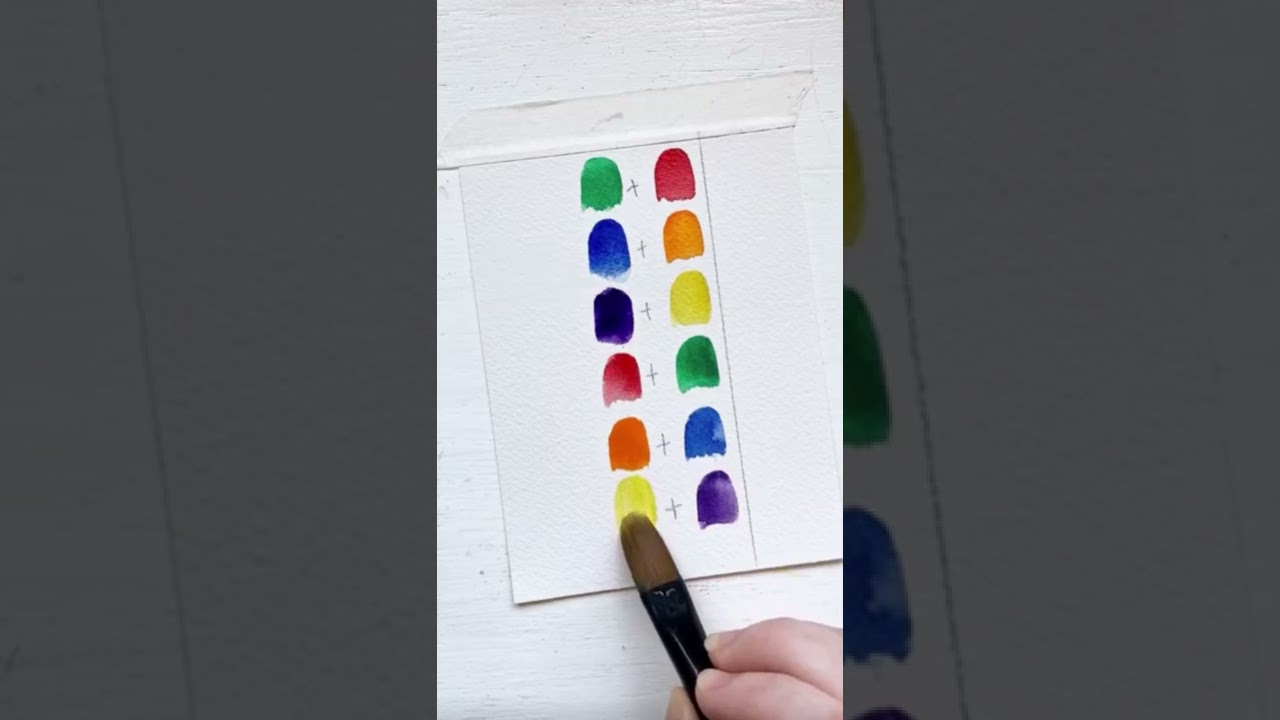How to mute watercolors for fall