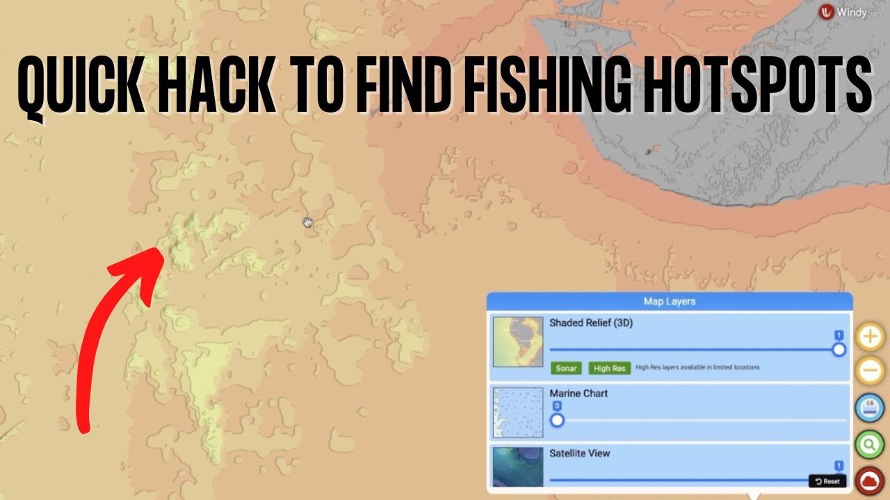 Quick Hack To Find Fishing Hotspots In Dirty Water FAST