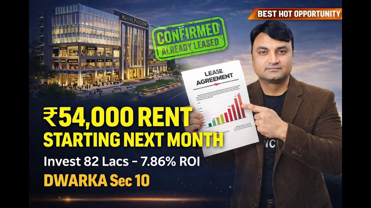  ₹82 LACS & 53,700 Rent @7.86% ROI #nri #investors #realestate #commercialproperty#hni #property