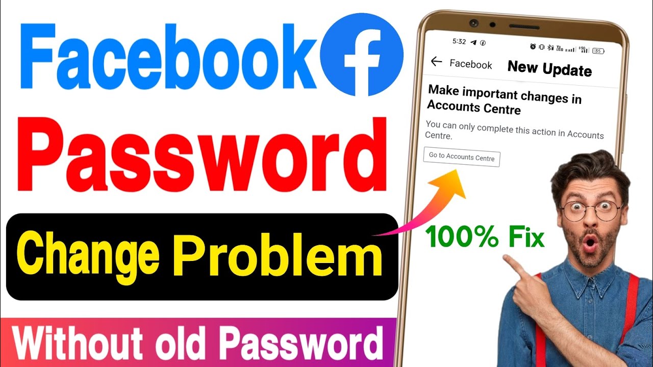 facebook password change problem 2025 Make important changes in Accounts Centre problem fixed ✅