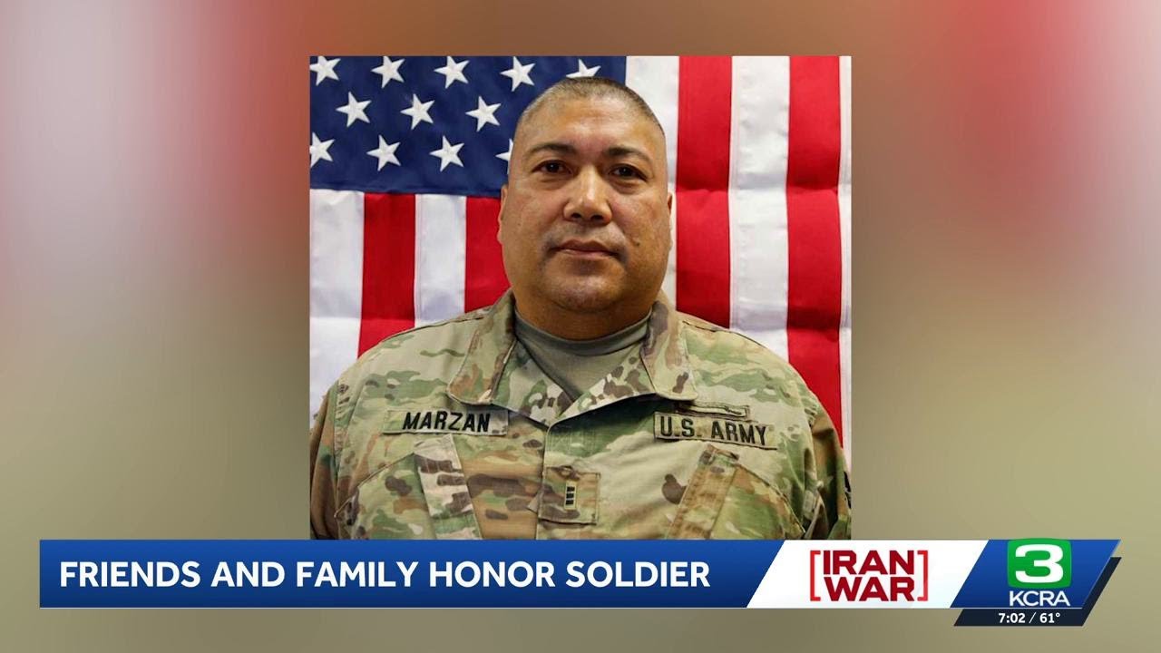 Family and friends remember Sacramento soldier killed in Iran strike