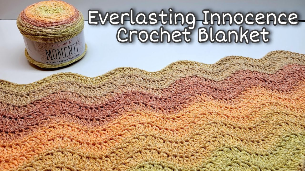 EASY Crochet Baby Blanket / Everlasting Innocence Crochet Chevron Blanket Tutorial