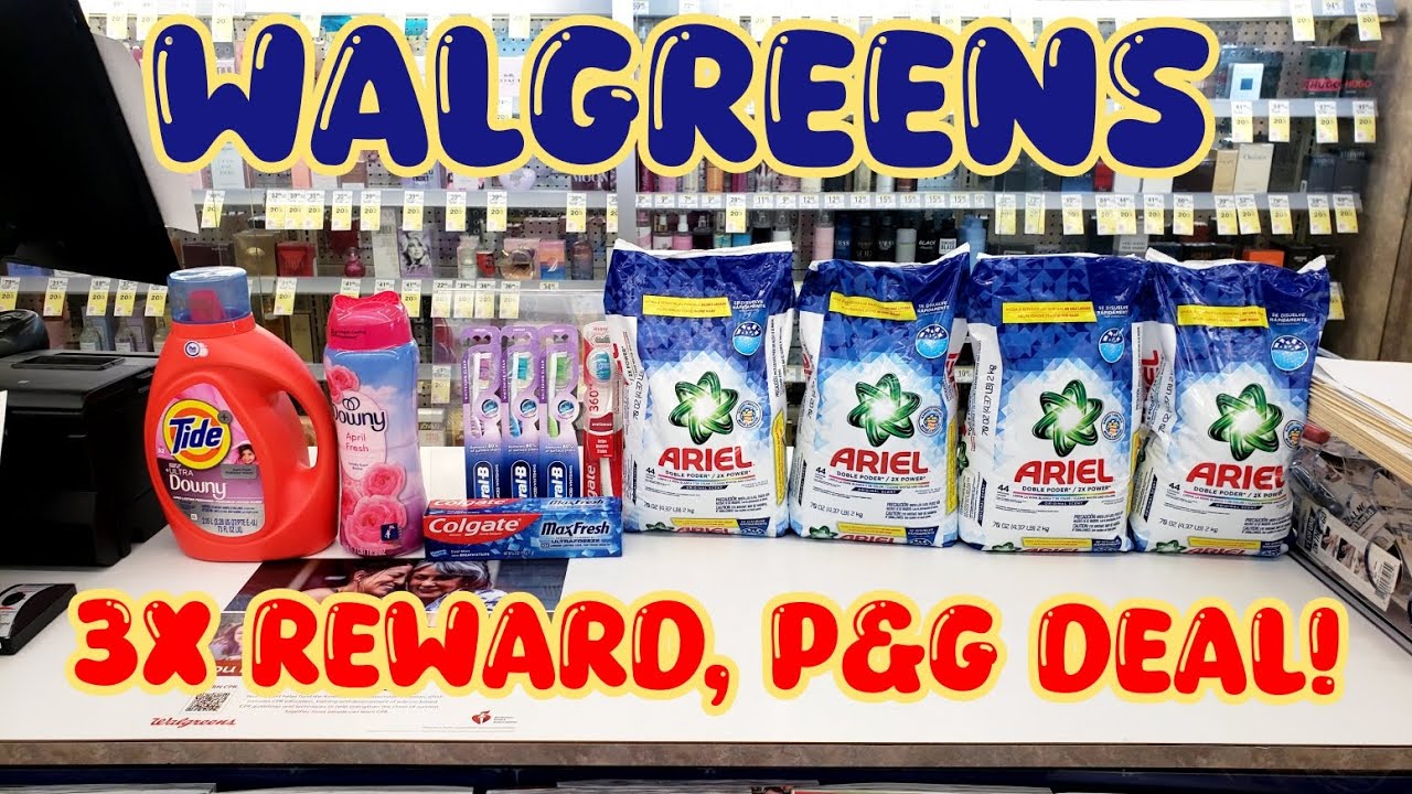 😱WALGREENS😱: AWESOME P&G DEAL! 🚨 TIDE 🧺, DOWNY, ORAL-B 🦷... + ARIEL! 😍