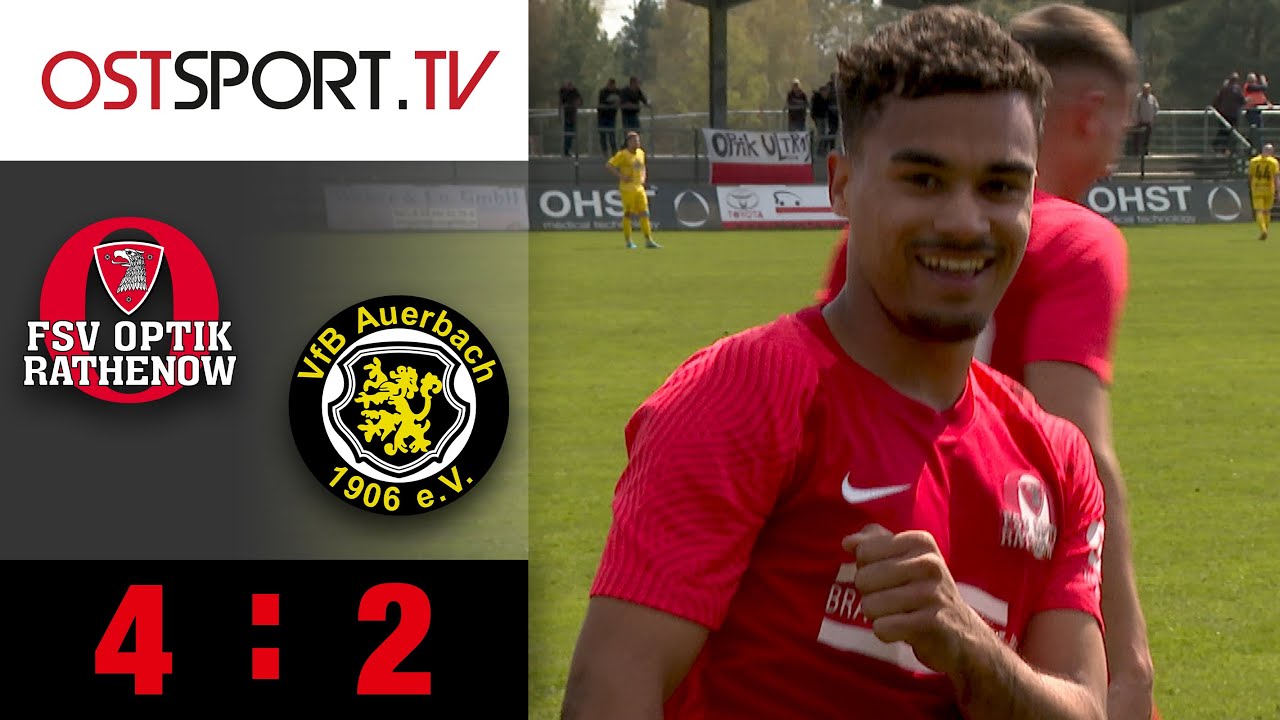 6 TORE im Spiel der Entscheidung: Optik Rathenow - VfB Auerbach 4:2 | Regionalliga Nordost