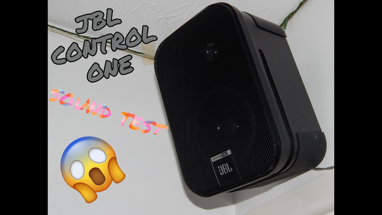 JBL CONTROL ONE SOUND TEST