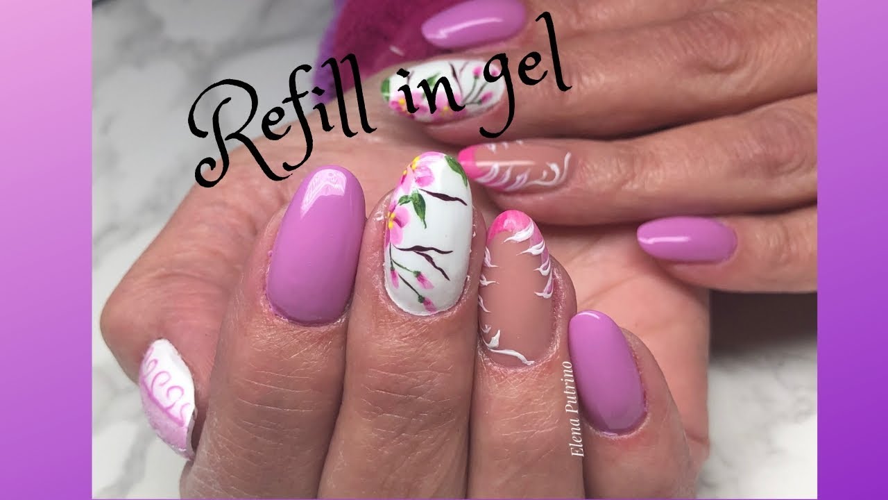 #refil #lnfill nails  Refill in gel Fast refill