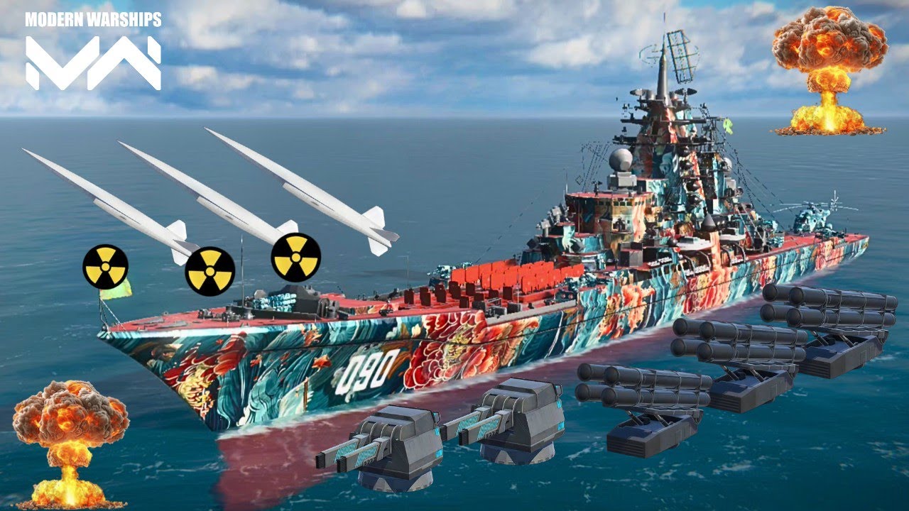 RF TARK KIROV - 3x ASN4G / 3x TRG-300 & DEN SHO GUN 🔥 COOKED ALL SHIPS 😮 - Modern warships 