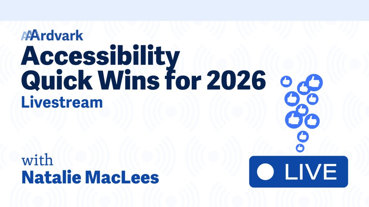 Kickstart 2026: Accessibility Wins You Can Implement Today