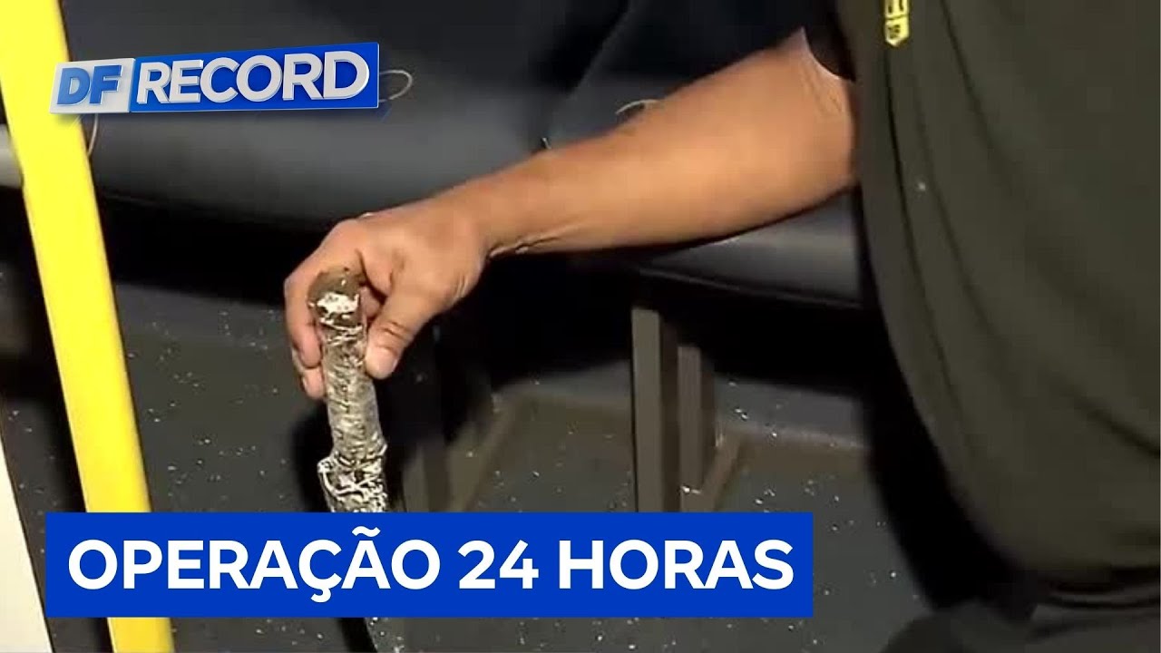 Polícia encontra armas escondidas em ônibus no Recanto das Emas (DF) | DF Record
