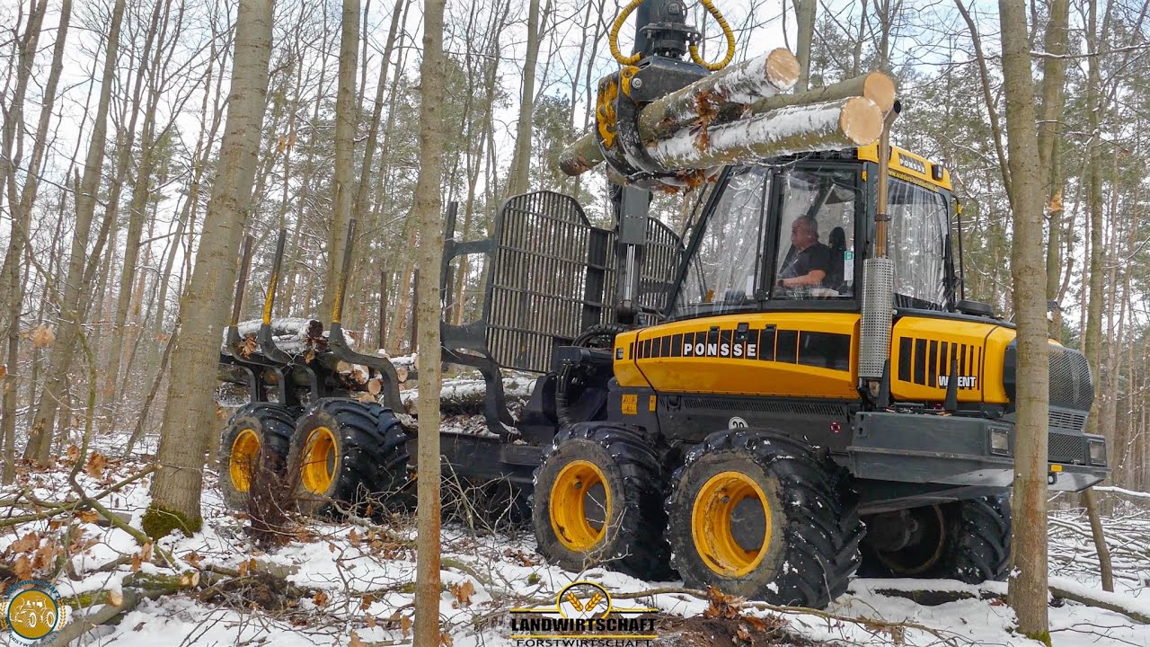 Ponsse Wiesent Forwarder I Starkholz Loading