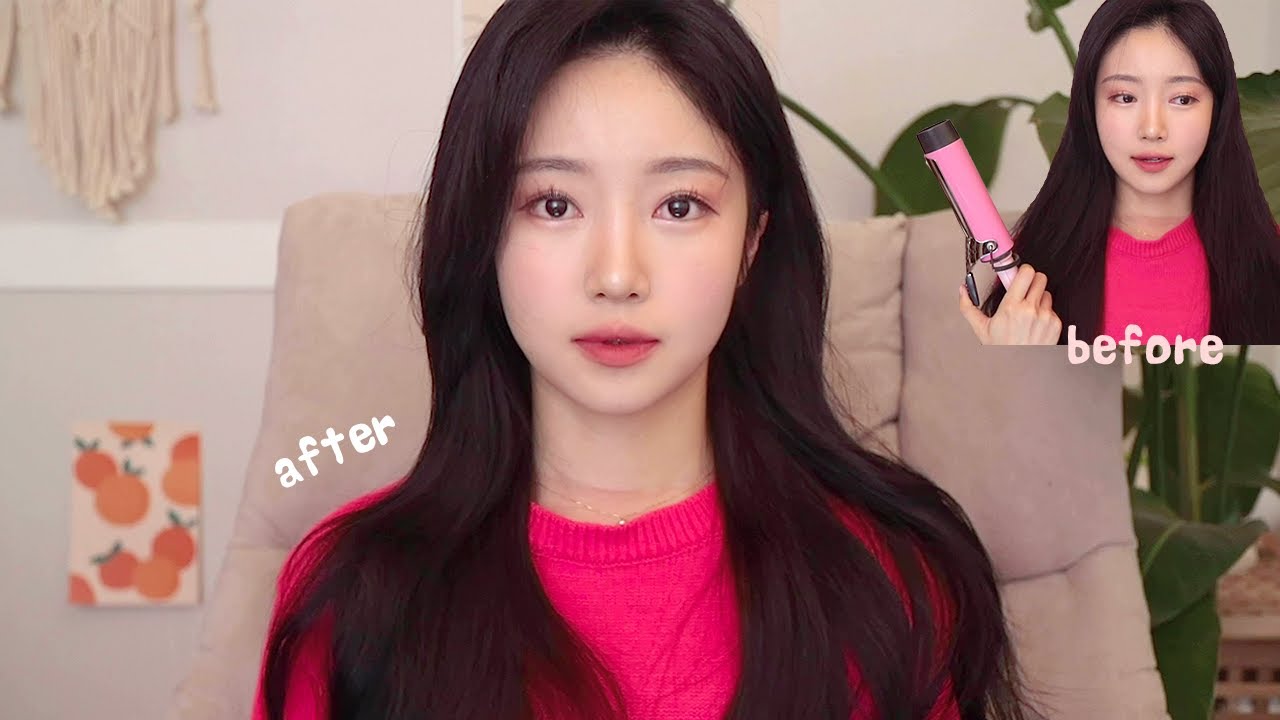 청순 자연스러운 웨이브 고데기법💡 샵에서 