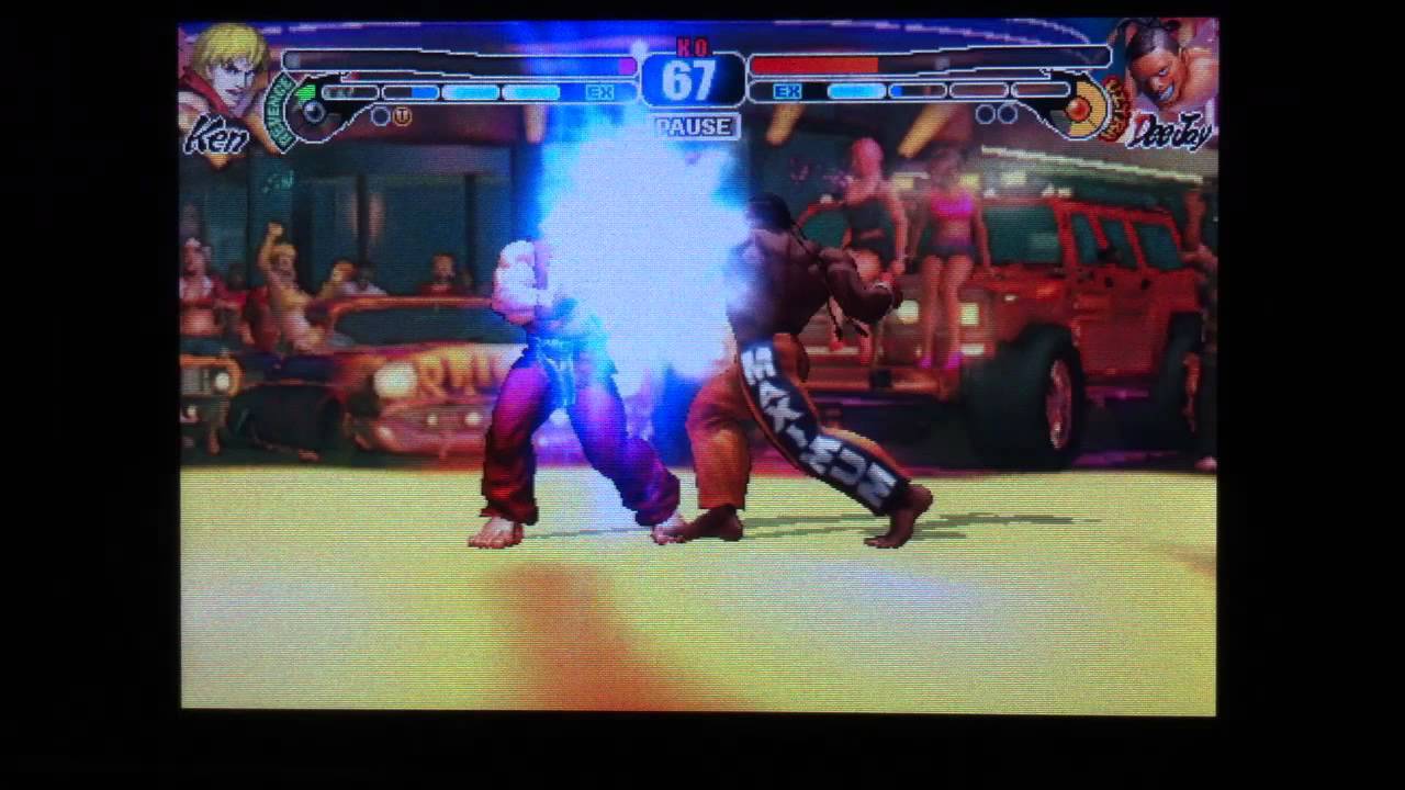 Street Fighter IV Volt - Ken vs Dee-Jay (CPU) on Grueling