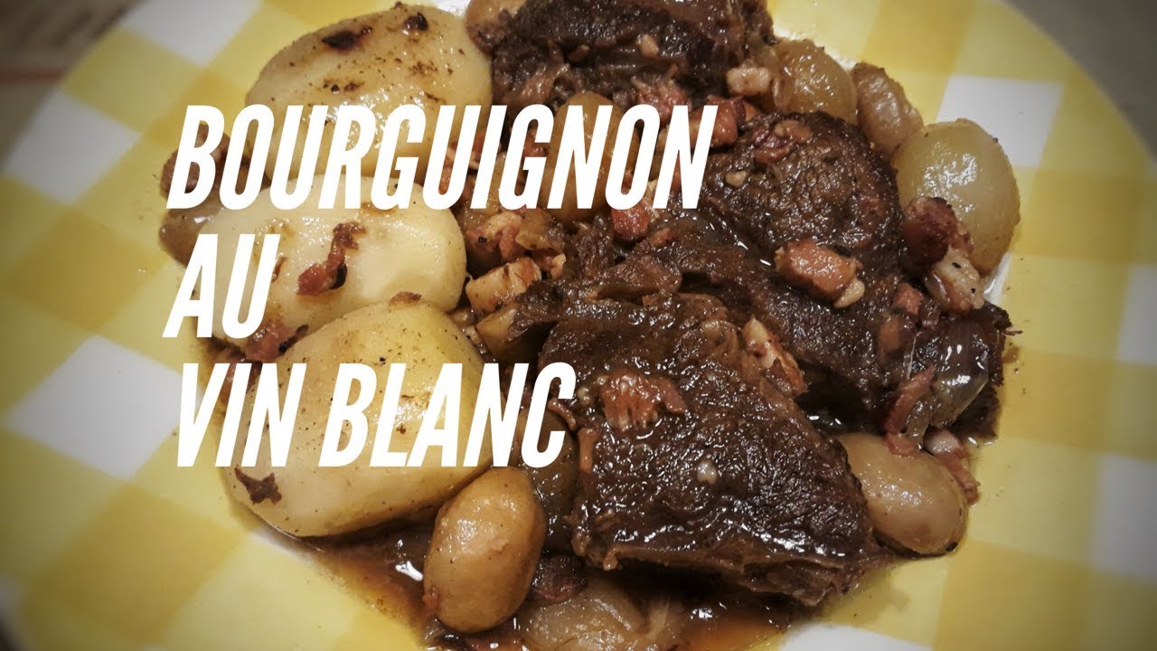 BŒUF BOURGUIGNON au VIN BLANC façon POPOTE