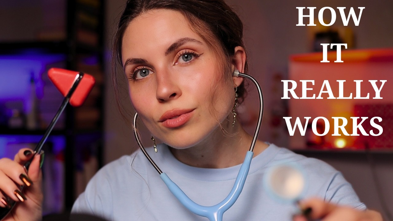 ASMR Realistic Medically Accurate CRANIAL NERVE EXAM | Hearing Test,Eye Exam,Taste,Smell,Reflexes