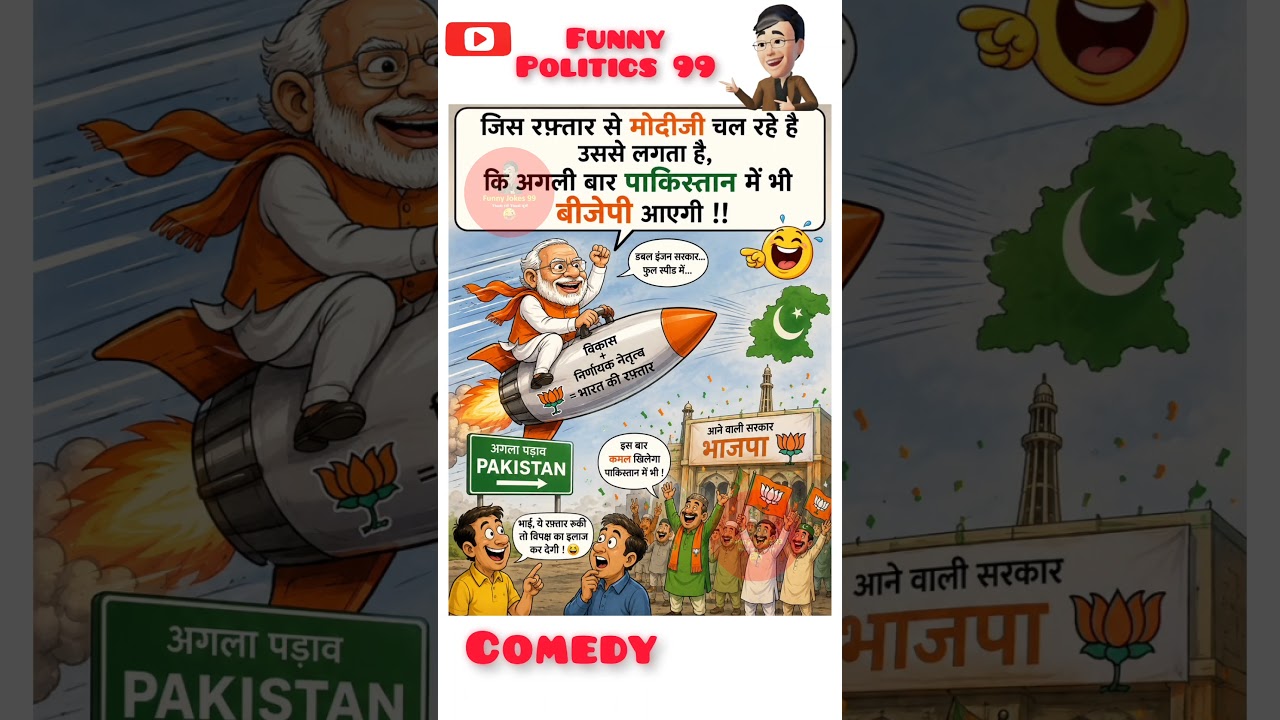 Pakistan me Bhi BJP 😂🤣 #funny #comedy #viral #shorts #memes #meme #jokes #funnyjokes #joke  #laugher