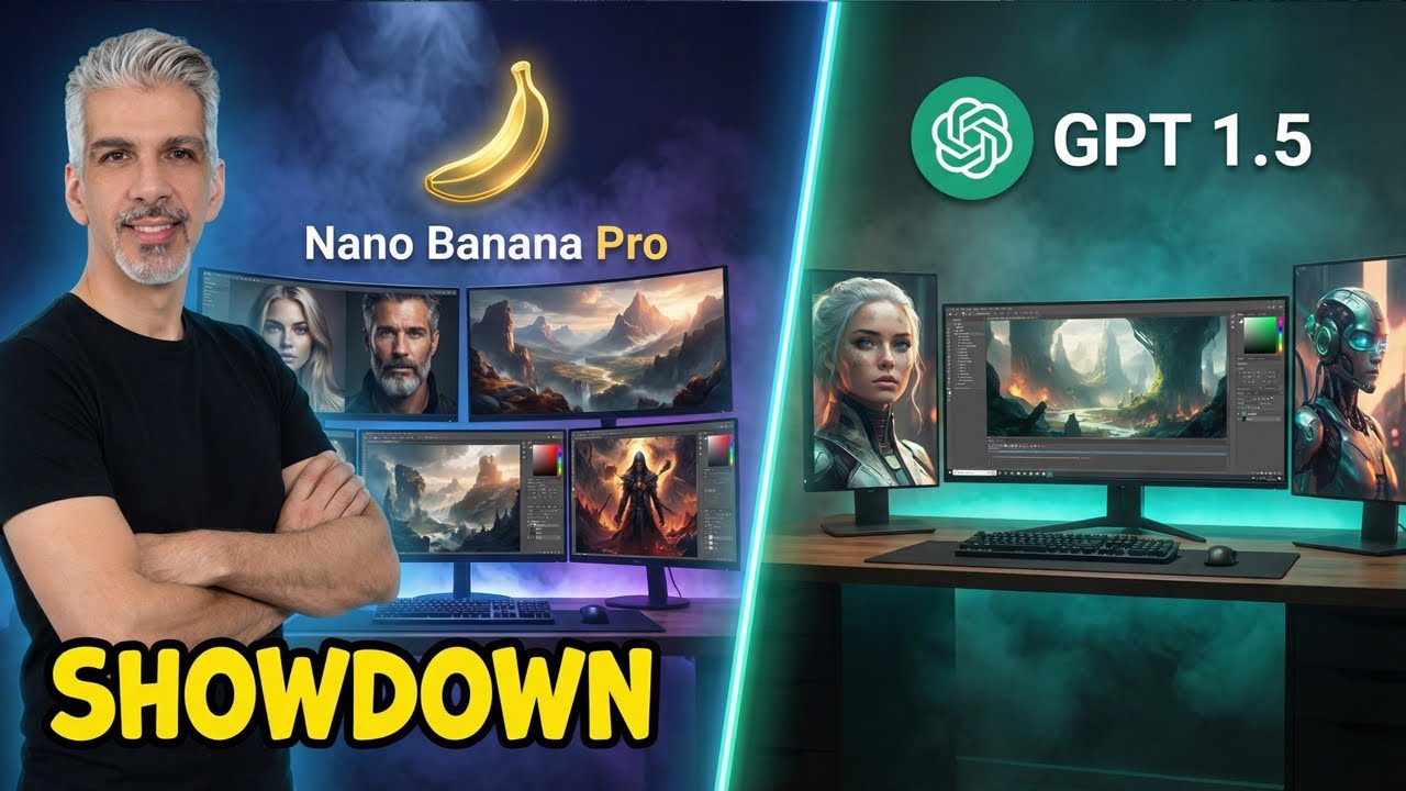 Nano Banana Pro vs. GPT 1.5: The ULTIMATE AI Showdown