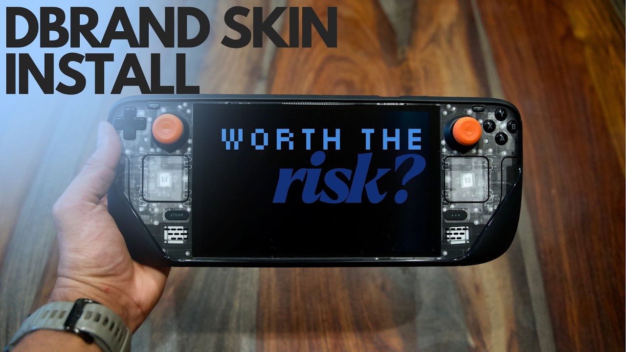 I Finally Customized My Steam Deck (Dbrand Skin Install)
