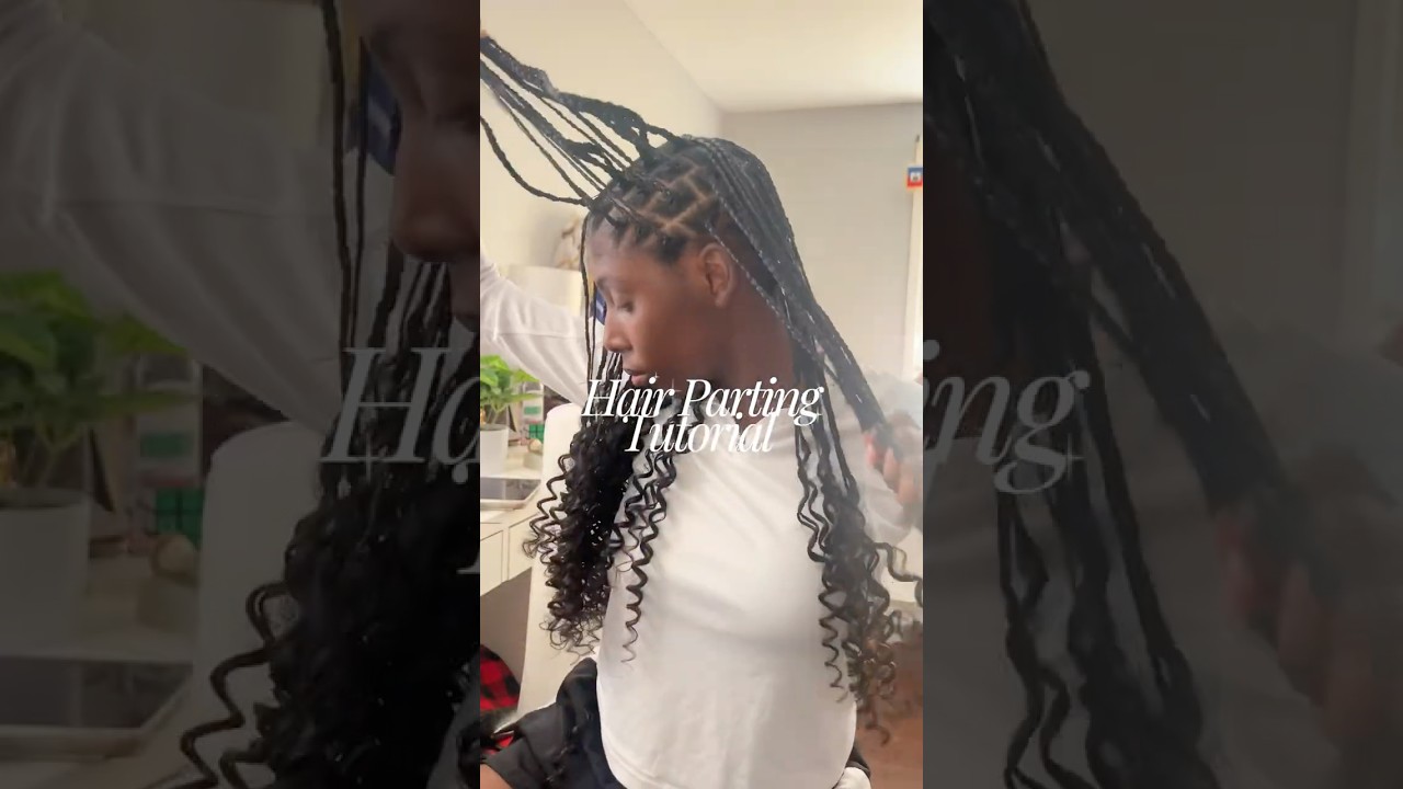 DIY Hair Parting! #naturalhair #haircare