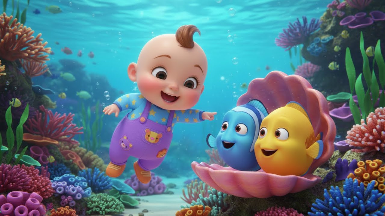 Contando Peces Bajo el Mar 🐠🌊 | Canciones infantiles de animales marinos | Baby Song Español para