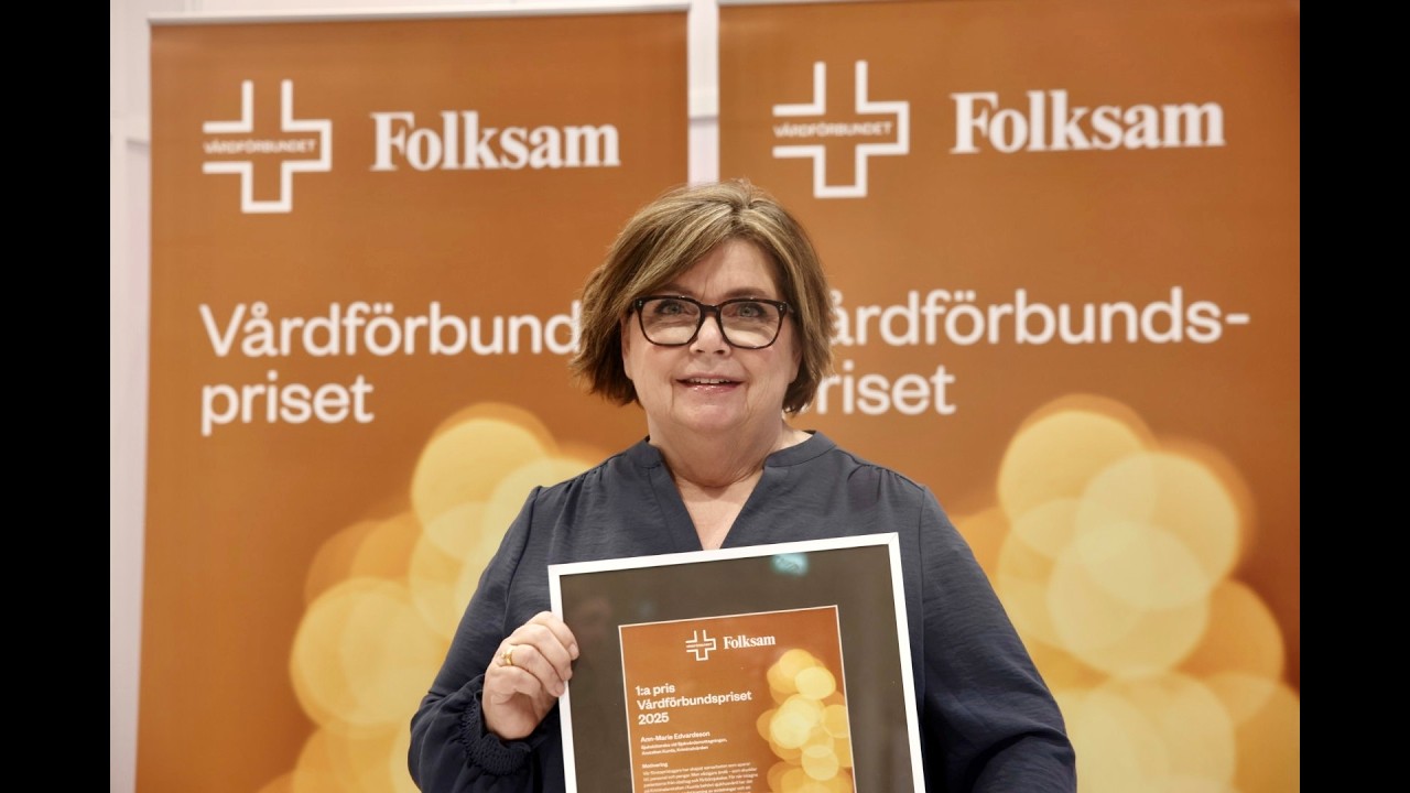 Ann-Marie Edvardsson, Vinnare av Vårdförbundspriset 2025