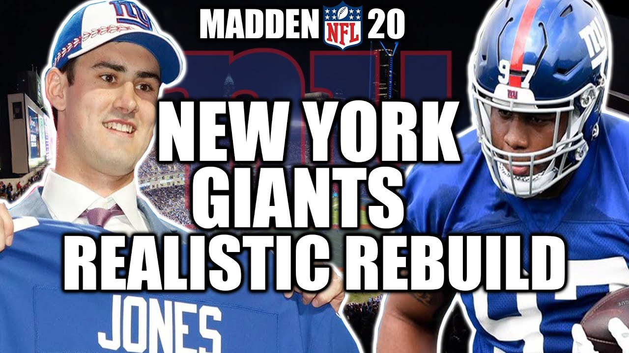 Rebuilding The New York Giants - Madden 20 Connected Franchise Realistic Rebuild