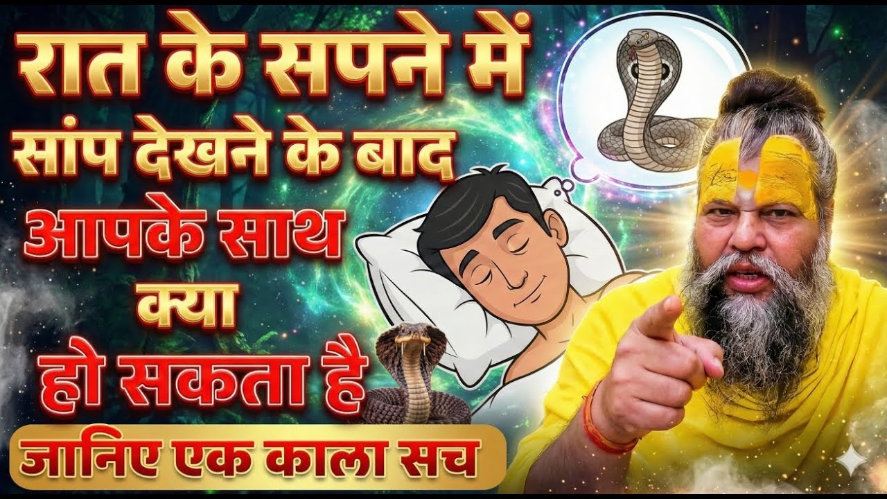 सपने में साँप दिखना शुभ है या भयानक संकेत? क्या है इसके पीछे का रहस्य |