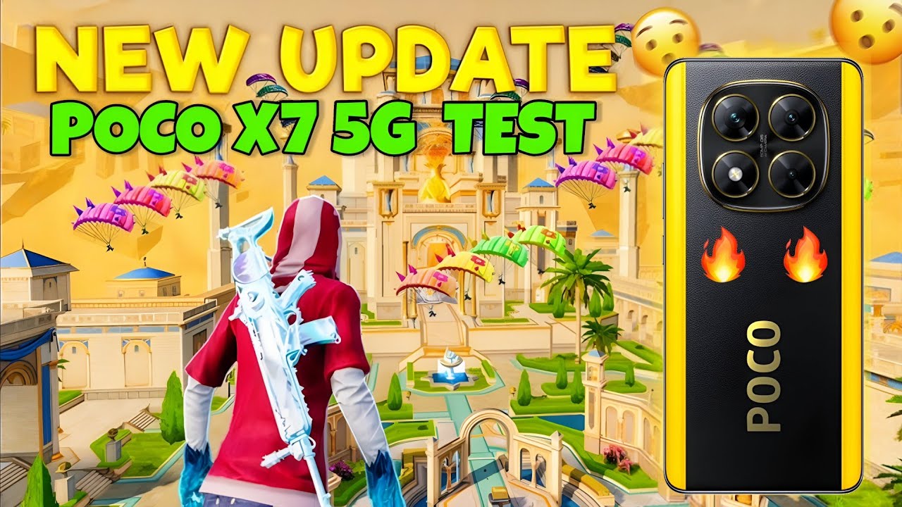 Poco X7 5g Bgmi/Pubg 3.7 Update Test | Best Gaming Phone Under 20000 - Poco x7 5g