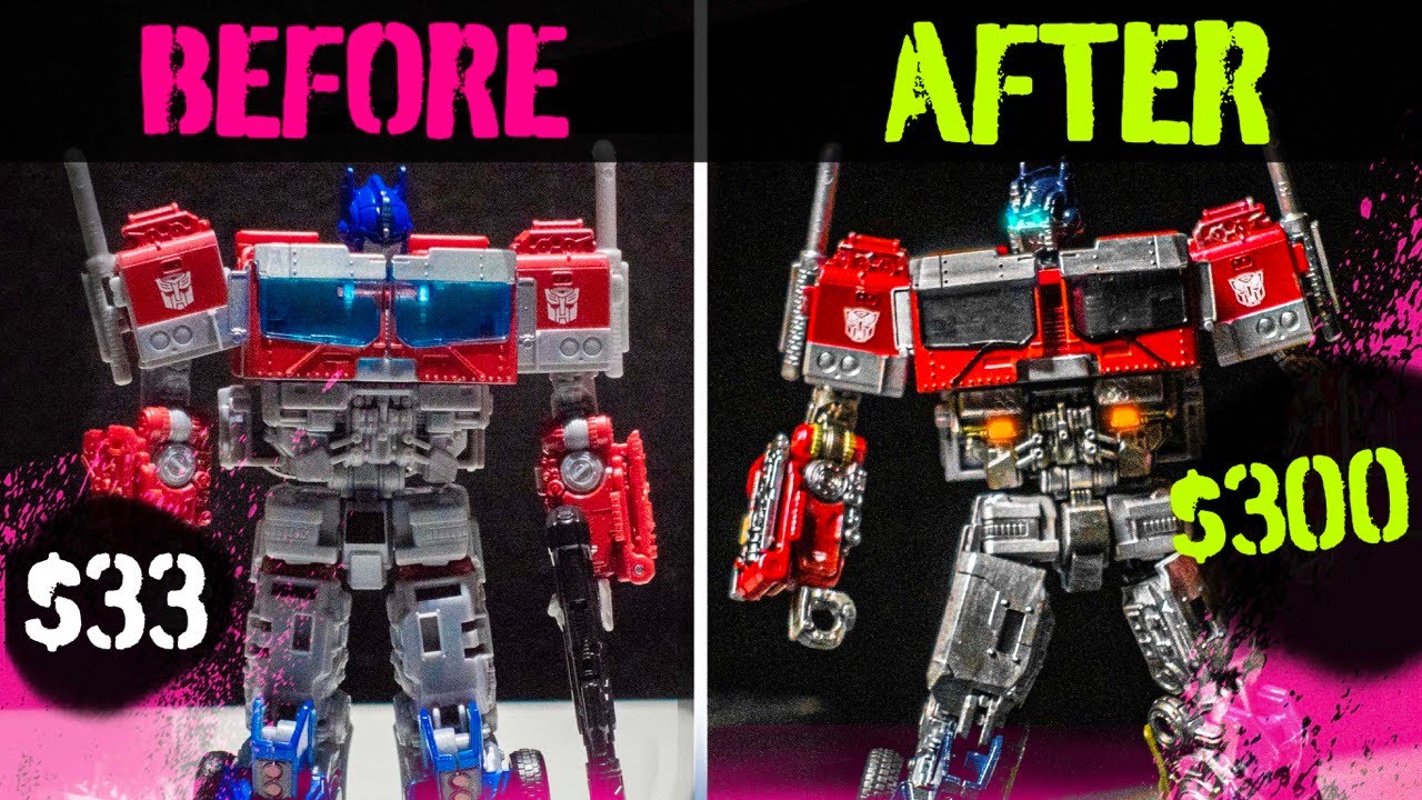 How I made a MASTERPIECE Optimus Prime from a kids toy | CUSTOM ROTB Optimus Prime | 4K