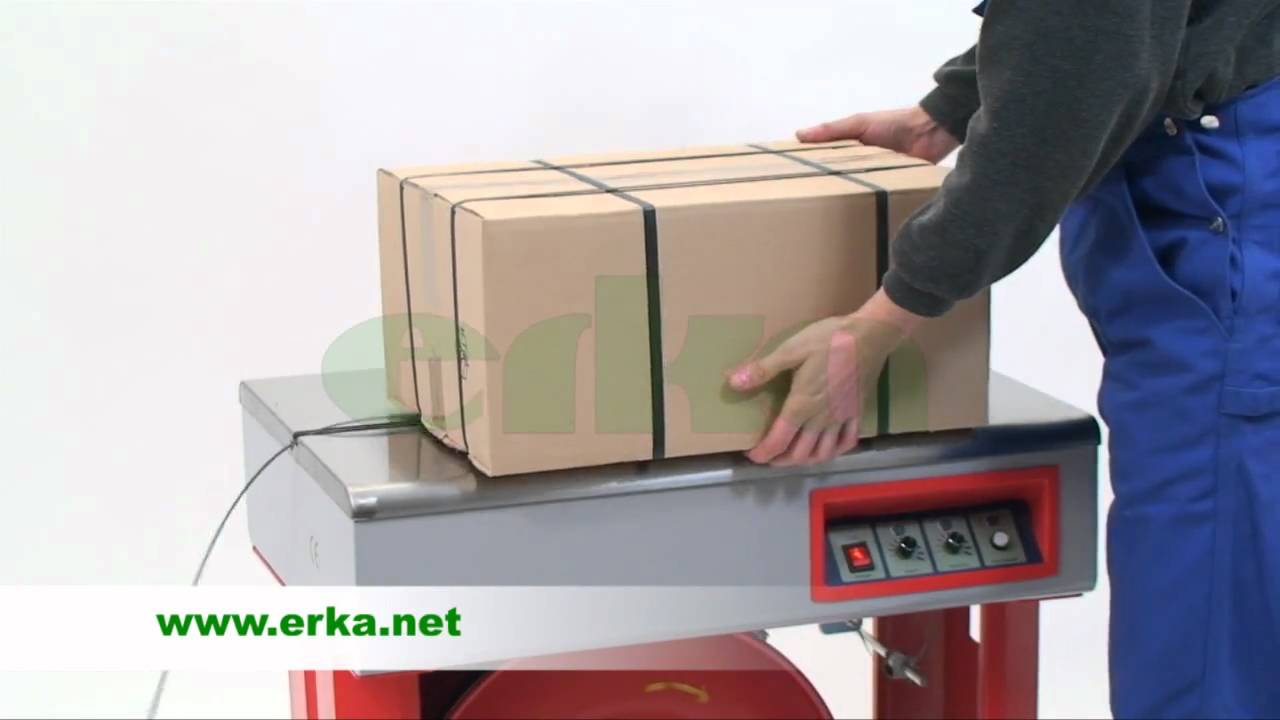 Halbautomatische Umreifungsmaschine DBA-100A | www.erka.net