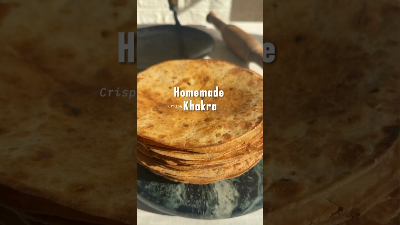 Crispy Khakhra in 1 Minute with Leftover Roti | No Khakhra Maker Needed! #shorts