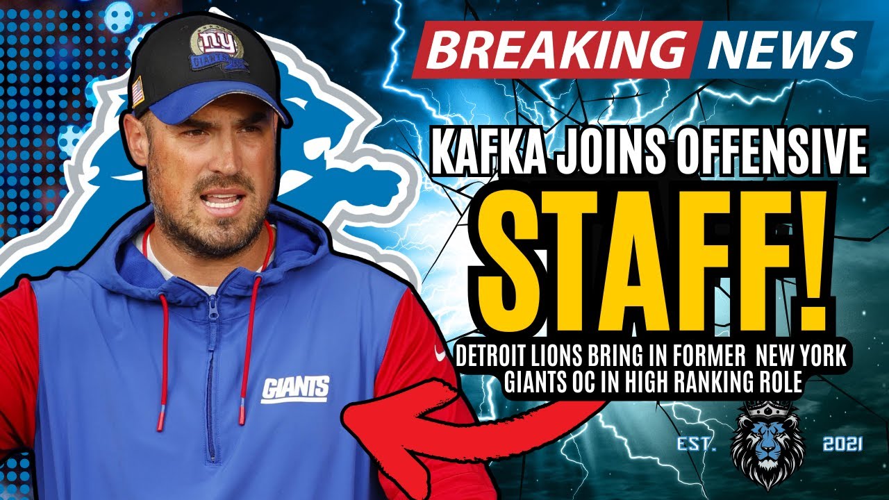 BREAKING NEWS: Detroit Lions HIRE Mike Kafka In 
