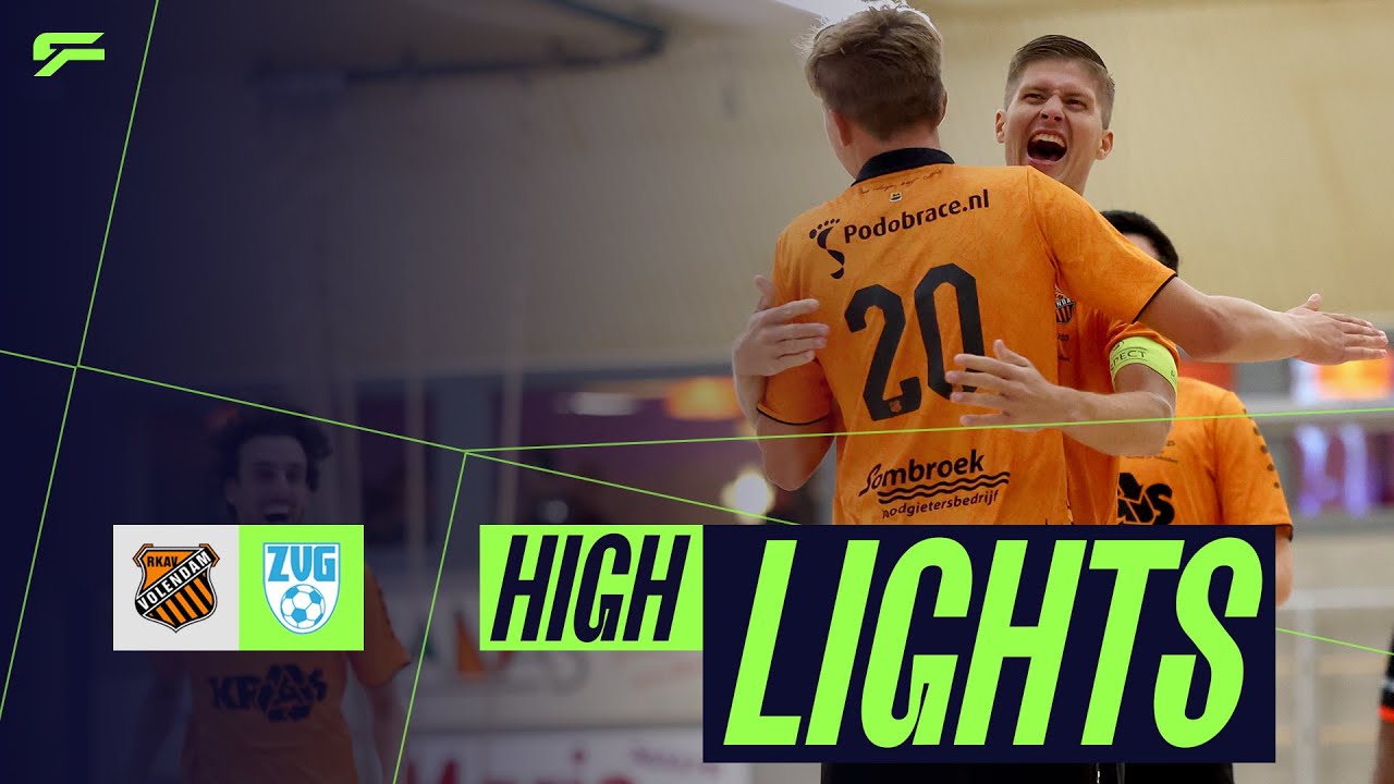 HIGHLIGHTS | RKAV Volendam - ZVG/Cagemax | Eredivisie Futsal 25/26
