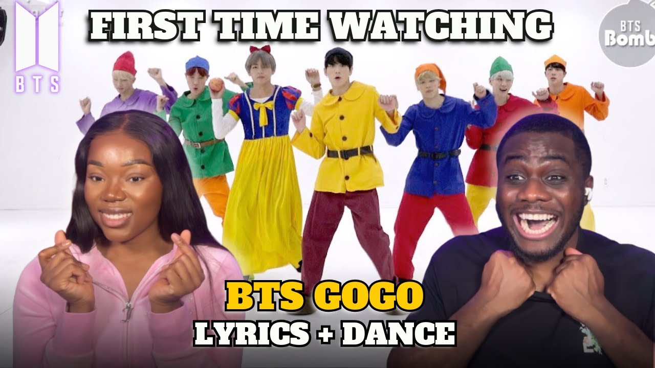 THIS WAS SO FUNNY 🤣 | K-POP NEWBIES FIRST TIME WATCHING BTS (방탄소년단) GOGO LYRICS + DANCE PRACTICE!!