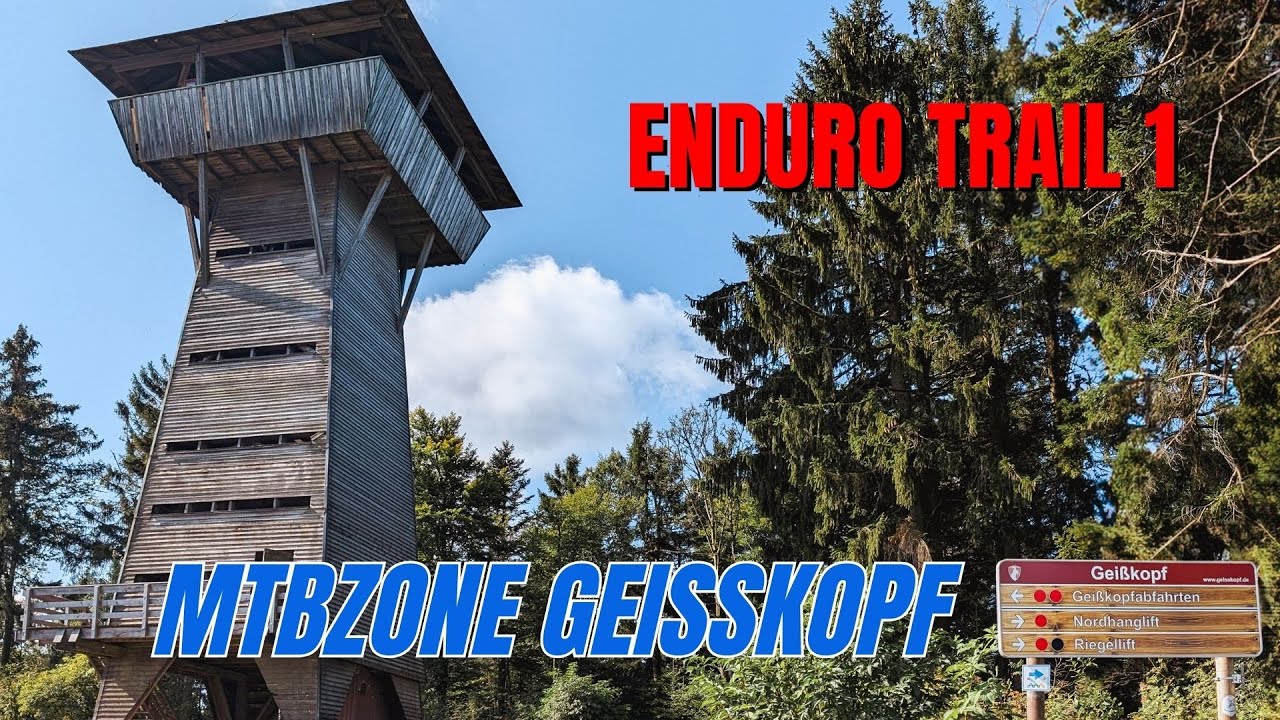 🌋 MTB Zone-Bikepark Geisskopf - Enduro 1 (rot) - Mountainbike - Bischofsmais - Niederbayern - 2024