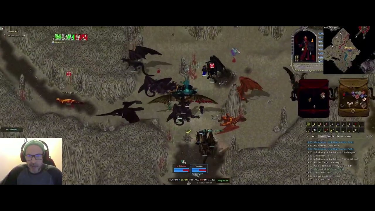 10 vs 2 for 8 minutes! WOW! #outlands #pvp #pk #solo #ultimaonline #survival #mmo #mmorpg #gaming