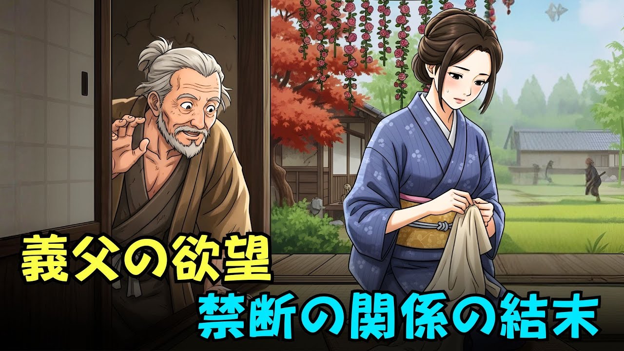 欲望に溺れ嫁に手を出した舅、許されぬ禁断関係の結末| 日本昔話 · 家族の因縁
