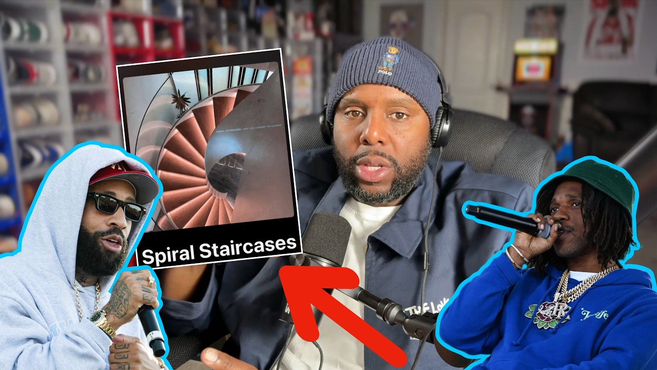 Larry June, Curren$y & The Alchemist just drop some heat with Spiral staircases