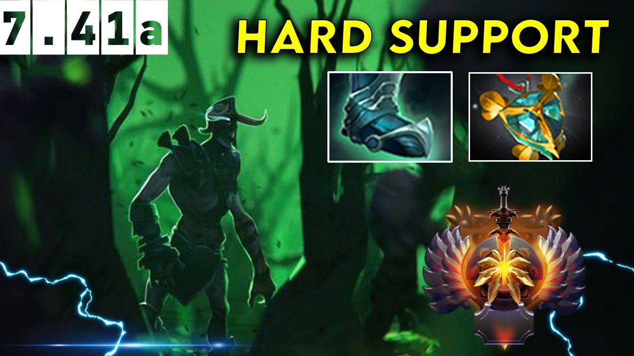 Undying Immortal Hard Support - Dota 2 Patch 7.41a Pro Pub Gameplay
